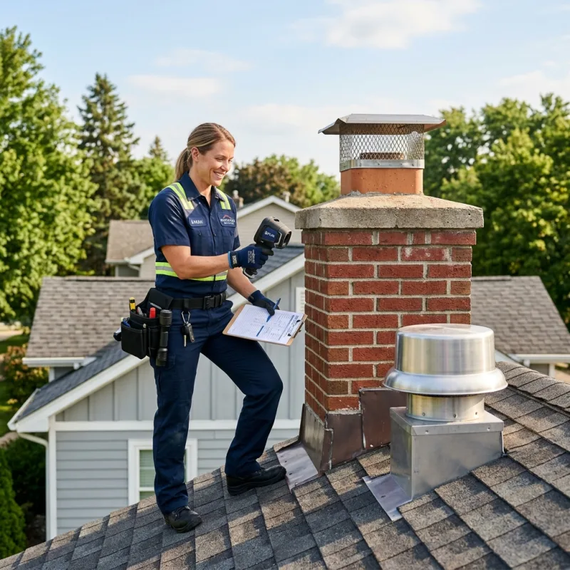 Technician removing a deceased bird from an indoor space in Balaclava